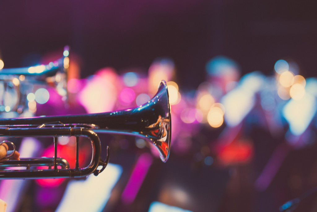 Details from a showband, fanfare our drumband