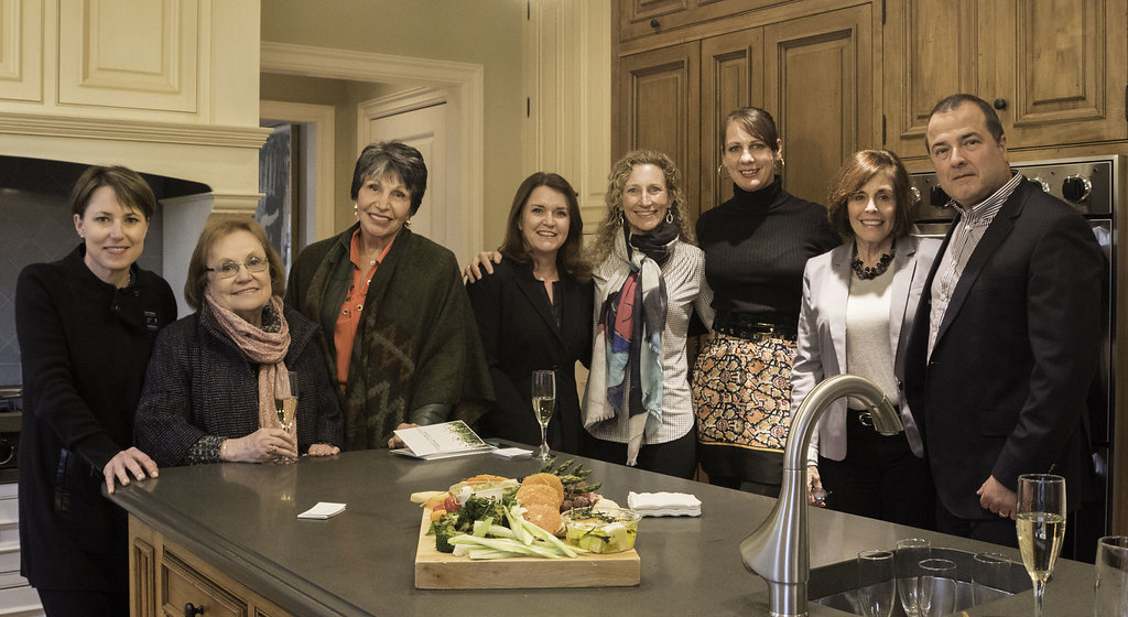 From Left to Right: Lisa Collins, Debby Satula, Janet Demasi, Jane Murray, Mimi Magarelli, Carolyn Fugere, Carole Sears, Robert Gamba